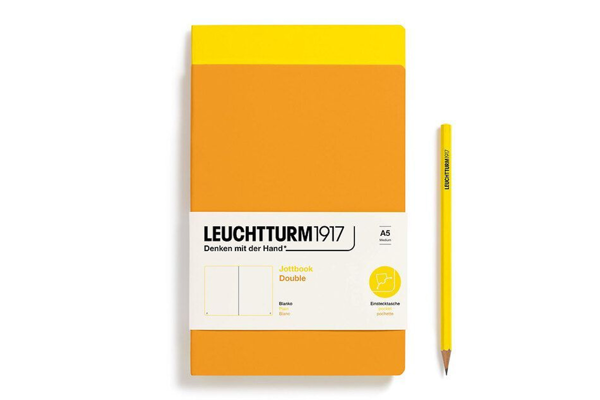 LEUCHTTURM1917 Jottbook Plain A5 Lemon & Rising Sun